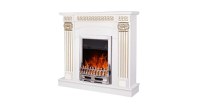 Semineu electric Calisto & Galileo silver, Art Flame, 1020x1100x300 mm, 2000W - 1