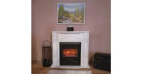 Semineu electric Clasic alb & Cristina, Art Flame, 883x950x300 mm, 2000W - 1