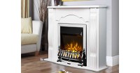 Semineu electric Clasic alb & Galileo silver, Art Flame, 883x950x300 mm, 2000W - 5