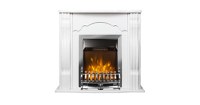Semineu electric Clasic alb & Galileo silver, Art Flame, 883x950x300 mm, 2000W - 6