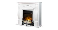 Semineu electric Clasic alb & Galileo silver, Art Flame, 883x950x300 mm, 2000W - 3