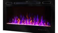 Semineu electric de perete-incorporabil Adeli, 544x915x140 mm, 1500W