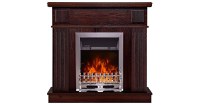 Semineu electric Marina Maro inchis & Galileo silver, Art Flame, 997x1034x270 mm, 2000W - 2