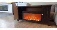 Semineu electric Mozart Maro inchis & Tasmania, Art Flame, 750x1500x300 mm, 1500W - 1