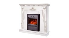 Semineu electric Napoli alb & Cristina, Art Flame, 1035x1100x300 mm, 2000W