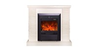 Semineu electric Rock alb & Cristina, Art Flame, 903x980x300 mm, 2000W - 3