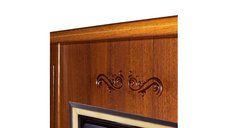 Semineu electric Smile nuc & Galileo silver, Art Flame, 905x940x265 mm, 2000W