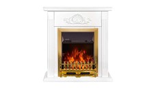 Semineu electric Sorina & Galileo gold, Art Flame, 900x900x270 mm, 2000W
