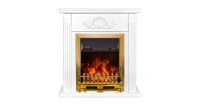 Semineu electric Sorina & Galileo gold, Art Flame, 900x900x270 mm, 2000W - 1
