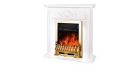 Semineu electric Sorina & Galileo gold, Art Flame, 900x900x270 mm, 2000W - 2
