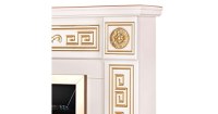 Semineu electric Versailles gold & Cristina, Art Flame, 1020x1100x300 mm, 2000W - 4