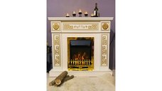 Semineu electric Versailles gold & Galileo gold, Art Flame, 1020x1100x300 mm, 2000W