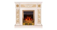 Semineu electric Versailles gold & Galileo gold, Art Flame, 1020x1100x300 mm, 2000W - 3