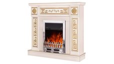 Semineu electric Versailles gold & Galileo silver, Art Flame, 1020x1100x300 mm, 2000W