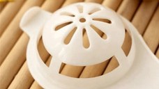 Separator oua, 3 buc, plastic, alb