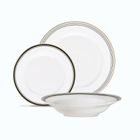 Serviciu de masa, 18 piese, 6 persoane, portelan, AMBITION Art Deco - 1