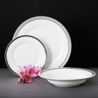 Serviciu de masa, 18 piese, 6 persoane, portelan, AMBITION Art Deco - 2