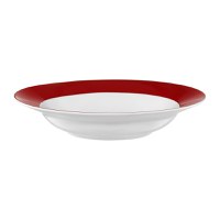 Serviciu de masa, 18 piese, 6 persoane, portelan, AMBITION Aura Red - 1