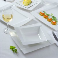 Serviciu de masa, 18 piese, 6 persoane, portelan, AMBITION Kubiko - 2