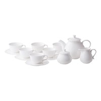 Serviciu servire ceai sau cafea, 17 piese, 6 persoane, portelan, AMBITION Grace - 5