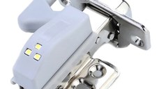 Set 10 lampi led pentru balamale dulap, Gonga® Gri
