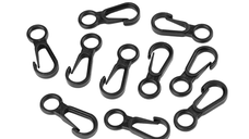 Set 10 mini carabine din plastic 12 x 32 mm Negru