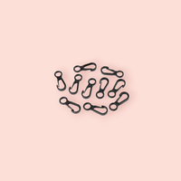 Set 10 mini carabine din plastic 12 x 32 mm Negru - 4