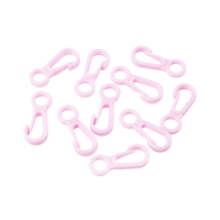 Set 10 mini carabine din plastic 12 x 32 mm Roz deschis - 1