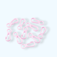 Set 10 mini carabine din plastic 12 x 32 mm Roz deschis - 3