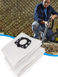 Set 10 saci textili premium, NewEvo® , pentru aspiratoare Karcher seria, WD4 WD5 WD6 KWD6 SE5 SE 5.100 SE 6.100 - 4