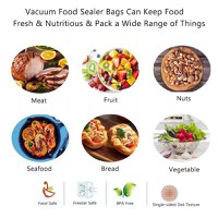 Set 100x Pungi Vidat Alimente MRG M1119, 30x20 cm, Universale, fara BPA - 2