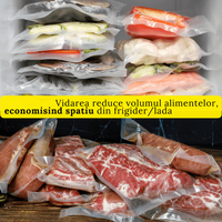 Set 100x Pungi Vidat Alimente MRG M1119, 30x20 cm, Universale, fara BPA - 4