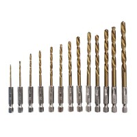 Set 13 burghie, otel, 1.5-6.5 mm prindere hexagonala - 4