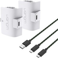 Set 2 baterii Xbox Series S&X, Venom, alb - 1