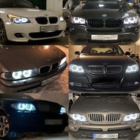 Set 2 Becuri Led Marker H8 Angel Eyes 120W BMW E60 E61, X5 E70, E90 E91 E92 E93 E87, X6 E71 E81 E82 E88 E98 LCI 6000K - 2