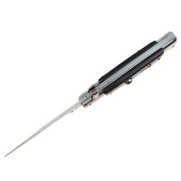 Set 2 briceaguri automate vanatoare IdeallStore®, Italian Blade, Stiletto, otel inoxidabil, negru - 6