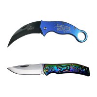 Set 2 briceaguri, model japonez, 19 cm si karambit, 17 cm - 1
