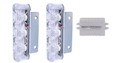Set 2 Bucati 3 Leduri 6W Lumini Avertizare, Stroboscop Pentru Autoturisme si Motociclete