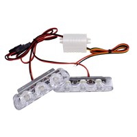 Set 2 Bucati 3 Leduri 6W Lumini Avertizare, Stroboscop Pentru Autoturisme si Motociclete - 2