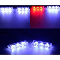 Set 2 Bucati 3 Leduri 6W Lumini Avertizare, Stroboscop Pentru Autoturisme si Motociclete - 7