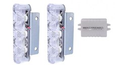 Set 2 Bucati 3 Leduri 6W Lumini Avertizare, Stroboscop Pentru Autoturisme si Motociclete