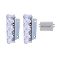 Set 2 Bucati 3 Leduri 6W Lumini Avertizare, Stroboscop Pentru Autoturisme si Motociclete - 1
