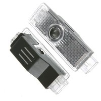 Set 2 Bucati Emblema Logo LED Portiera dedicata Marca Auto BMW - 1