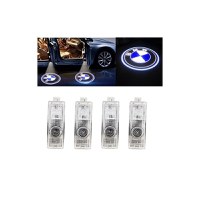 Set 2 Bucati Emblema Logo LED Portiera dedicata Marca Auto BMW - 3