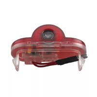 Set 2 Bucati Emblema Logo LED Portiera dedicata Marca Auto FORD - 3