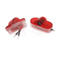 Set 2 Bucati Emblema Logo LED Portiera dedicata Marca Auto FORD - 8