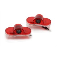 Set 2 Bucati Emblema Logo LED Portiera dedicata Marca Auto FORD - 4
