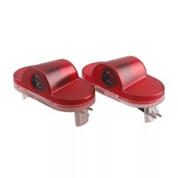 Set 2 Bucati Emblema Logo LED Portiera dedicata Marca Auto FORD - 5