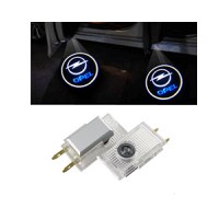Set 2 Bucati Emblema Logo LED Portiera dedicata Marca Auto OPEL - 3