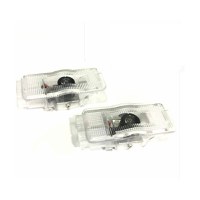 Set 2 Bucati Emblema Logo LED Portiera dedicata Marca Auto PEUGEOT - 7